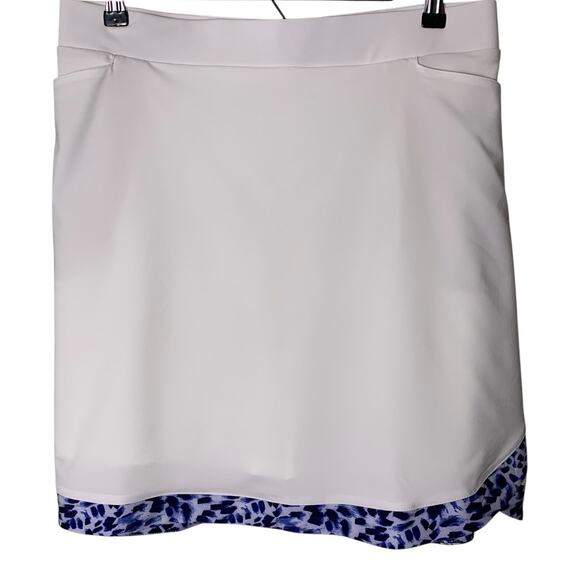 Chico's Skort NWT Women's Size 4 (20) Neema UPF Skort Printed Artsy Hem Leisure - Picture 2 of 7